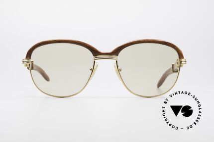 Cartier Malmaison Floyd Mayweather Sunglasses, made of African Bubinga Wood, large size 56°19, 135, Made for Men and Women