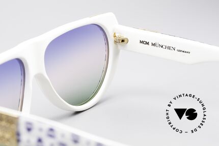 MCM München A1 Hip Hop Designer Sunglasses, NO RETRO, but a rare 80's original + Lacoste case, Made for Men and Women
