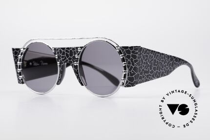 Paloma Picasso 3729 Lady Gaga Celebrity Shades, terrific pattern in black & silver; see photos!, Made for Women