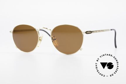 Jean Paul Gaultier 55-0176 Panto Sunglasses Gold Plated, precious designer sunglasses by Jean P. Gaultier, Made for Men and Women