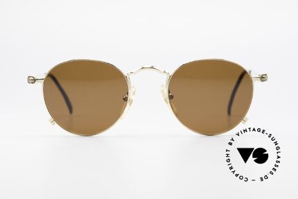 Jean Paul Gaultier 55-0176 Panto Sunglasses Gold Plated, GOLD PLATED frame with 'J.P. Gaultier' lettering, Made for Men and Women