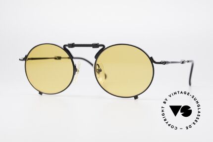 Jean Paul Gaultier 56-9171 90's Vintage Folding Sunglasses, unique designer shades by Jean Paul GAULTIER, Made for Men and Women