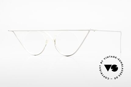 B. Angeletti Freischwinger Vintage Architect's Glasses, precious eyeglasses by Barbara ANGELETTI from 1991, Made for Men and Women