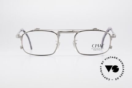 Chai No4 Square Industrial Vintage Eyeglasses, the inventive frame bridge looks like a 'water-tap', Made for Men and Women
