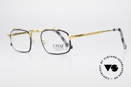 Chai No4 Square Vintage Industrial Metal Frame, thus, opticans often called this model 'tap glasses', Made for Men and Women