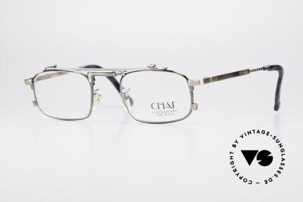 Chai No4 Square Unique Art For Men Glasses, extraordinary VINTAGE eyeglasses-frame by CHAI, Made for Men and Women