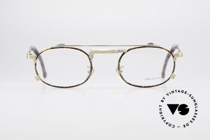 Chai No4 Oval Industrial Vintage Eyeglasses, the inventive frame bridge looks like a 'water-tap', Made for Men and Women