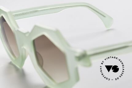 Alain Mikli 0157 / 938 Hexagonal 80's Sunglasses, top notch craftsmanship and real collector's item, Made for Women