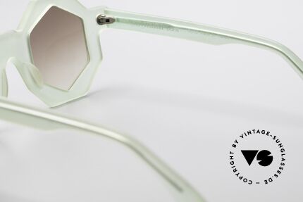 Alain Mikli 0157 / 938 Hexagonal 80's Sunglasses, NO RETRO fashion, but an old A. Mikli ORIGINAL, Made for Women