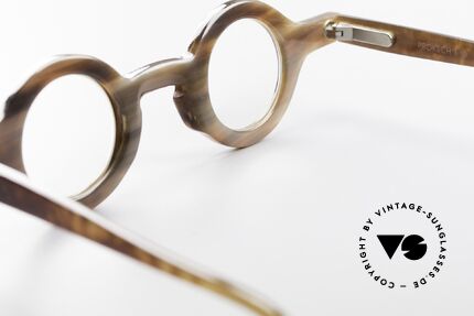 Proksch's P218 Buffalo Horn Round Frame, Size: medium, Made for Men and Women