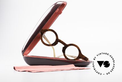 Proksch's P218 Buffalo Horn Round Frame, Size: medium, Made for Men and Women