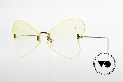 Eschenbach 6776 70's Butterfly Sunglasses, gorgeous vintage 'art sunglasses' from app. 1975, Made for Women