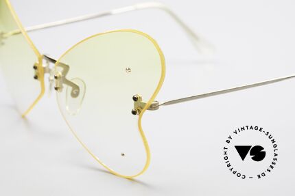 Eschenbach 6776 70's Butterfly Sunglasses, made for a revue or a gala concert; Haute Couture, Made for Women