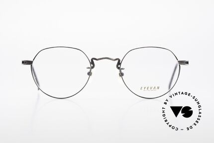 Eyevan E-91P Vintage Designer Frame Round, 1972, the Japanese brand started to produce frames, Made for Men and Women