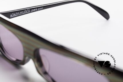 Alain Mikli 0104 / 215 Futuristic 1980's Sunglasses, top notch craftsmanship and real collector's item, Made for Women