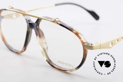 Alpina TFF461 90's Designer Eyeglasses Men, extraordinary frame design (something different), Made for Men