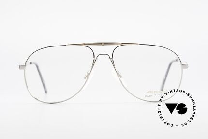 Alpina M1FT Vintage Aviator Titan Frame, handmade aviator style; top-notch craftsmanship, Made for Men