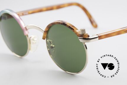 Poul Stig Circle Round Vintage Panto Shades, fancy, elegant combination of colors and pattern, Made for Men and Women