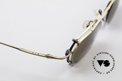 ProDesign P812 Clip On 90's Sunglasses, unworn, new old stock; like all our rare vintage shades, Made for Men and Women