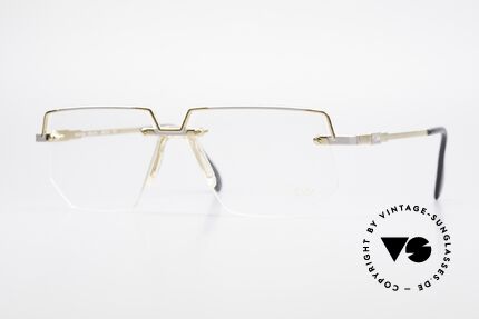 Cazal 742 Rimless Vintage Cazal Frame, vintage Cazal designer glasses from the 90's, Made for Men