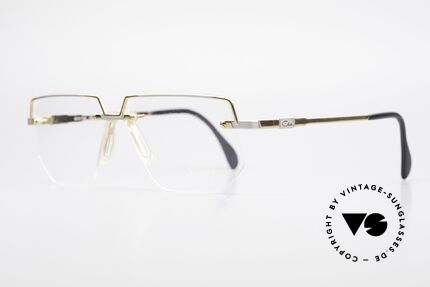 Cazal 742 Rimless Vintage Cazal Frame, finest quality from Passau, Bavaria, Germany, Made for Men