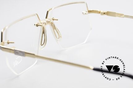 Cazal 742 Rimless Vintage Cazal Frame, demo lenses can be replaced with prescriptions, Made for Men