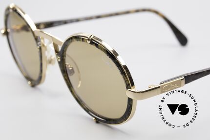 Cazal 644 Round 90's Cazal Sunglasses, unworn (like all our vintage eyewear by Cazal), Made for Men and Women