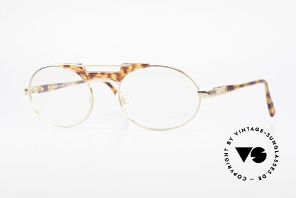 Cazal 749 Oval Designer Frame Unisex, elegant Cazal designer glasses of the early 90's, Made for Men and Women