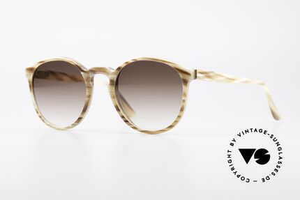 Hartmanns H42 Horn Johnny Depp Style Sunglasses, precious 90's panto-sunglasses; Johnny Depp style, Made for Men