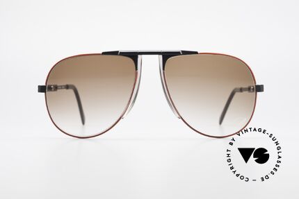 Willy Bogner 7011 Adjustable 80's Sunglasses, steplessely variable temples by Eschenbach; practical, Made for Men