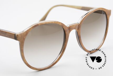 Hartmanns 313 Horn Johnny Depp Panto Sunglasses, spiritual / intellectual frame design (PANTO shades), Made for Men