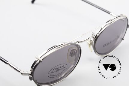 Giorgio Armani 240 Clip On Vintage Designer Frame, never worn (like all our rare vintage Armani sunglasses), Made for Men and Women