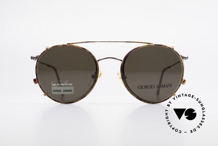 Giorgio Armani 253 Panto Vintage Frame Clip On, world famous 'panto'-design .. a real eyewear classic, Made for Men