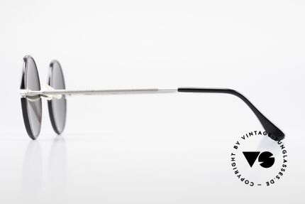 Giorgio Armani 111 Classic Round 80's Sunglasses, the sun lenses could be replaced with prescriptions, Made for Men and Women