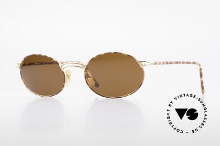 Giorgio Armani 194 Oval 90s Sunglasses No Retro, vintage designer sunglasses by Giorgio Armani, Italy, Made for Men and Women