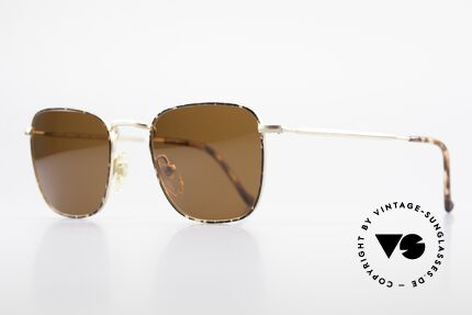 Giorgio Armani 137 Square Panto Vintage Shades, noble 'chestnut brown/tortoise/gold' frame coloring, Made for Men