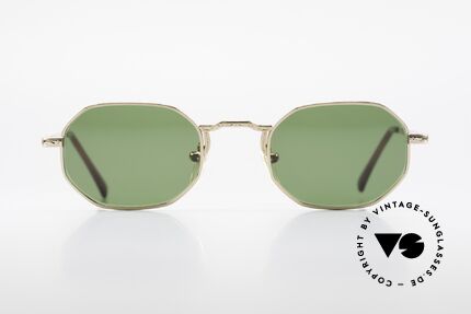 Giorgio Armani 151 Octagonal Vintage Sunglasses, octagonal metal frame, TOP quality, GOLD-plated, Made for Men and Women Giorgio Armani 151 Octagonal Vintage Sunglasses, octagonal metal frame, TOP quality, GOLD-plated, Made for Men and Women