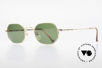 Giorgio Armani 151 Octagonal Vintage Sunglasses, the full frame is decorated with costly engravings, Made for Men and Women Giorgio Armani 151 Octagonal Vintage Sunglasses, the full frame is decorated with costly engravings, Made for Men and Women