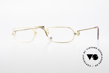 Cartier Demi Lune LC 80's Luxury Reading Glasses Details
