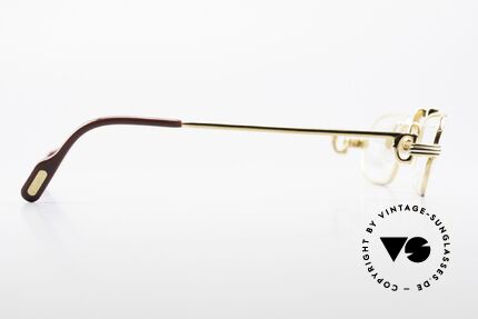 Cartier Demi Lune LC 80's Luxury Reading Glasses, NO RETRO specs; a precious 30 years old vintage ORIGINAL, Made for Men and Women