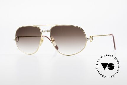 Cartier Romance Santos - XL Luxury Sunglasses 80's Men, vintage CARTIER sunglasses; model ROMANCE SANTOS, Made for Men Cartier Romance Santos - XL Luxury Sunglasses 80's Men, vintage CARTIER sunglasses; model ROMANCE SANTOS, Made for Men