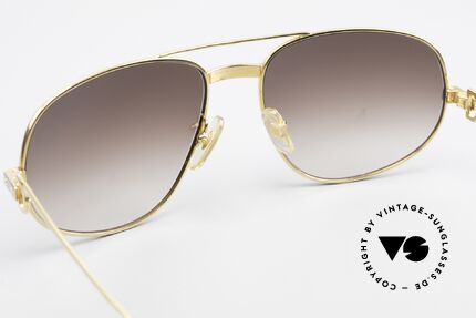 Cartier Romance Santos - XL Luxury Sunglasses 80's Men, 2nd hand but in mint condition incl. GENTA leather case, Made for Men Cartier Romance Santos - XL Luxury Sunglasses 80's Men, 2nd hand but in mint condition incl. GENTA leather case, Made for Men