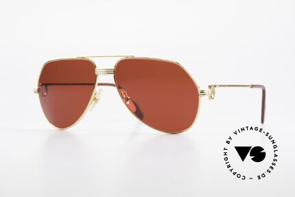 Cartier Vendome LC - S David Bowie Sunglasses 80's, Vendome = the most famous eyewear design by CARTIER, Made for Men and Women