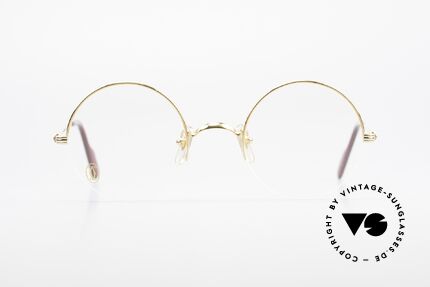 Cartier Mayfair - M Luxury Round Eyeglasses, round eyeglass-frame: Medium size 47-22, 135, Made for Men and Women