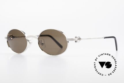 Cartier Spider Oval Luxury Sunglasses 90's, brushed platinum finish (noble & 1st class quality), Made for Men and Women