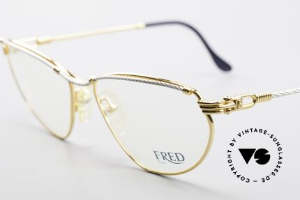 Fred Alize Luxury M Eyeglasses Ladies, temples and bridge are twisted like a hawser; unique, Made for Women