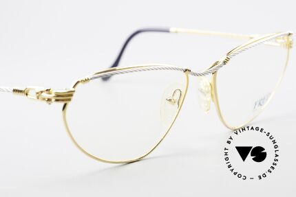 Fred Alize Luxury M Eyeglasses Ladies, bicolor frame & famous cat's-eye design; M size 57/16, Made for Women