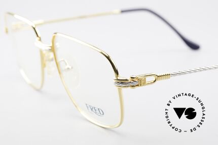 Fred Zephir - M Luxury Sailing Glasses Men, temples and bridge are twisted like a hawser; unique, Made for Men