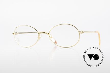 Cartier Saturne Small Oval 90's Luxury Frame, SMALL OVAL vintage Cartier eyeglasses; timeless frame, Made for Men and Women