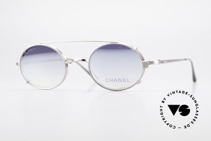 Chanel glasses with hot sale clip on sunglasses